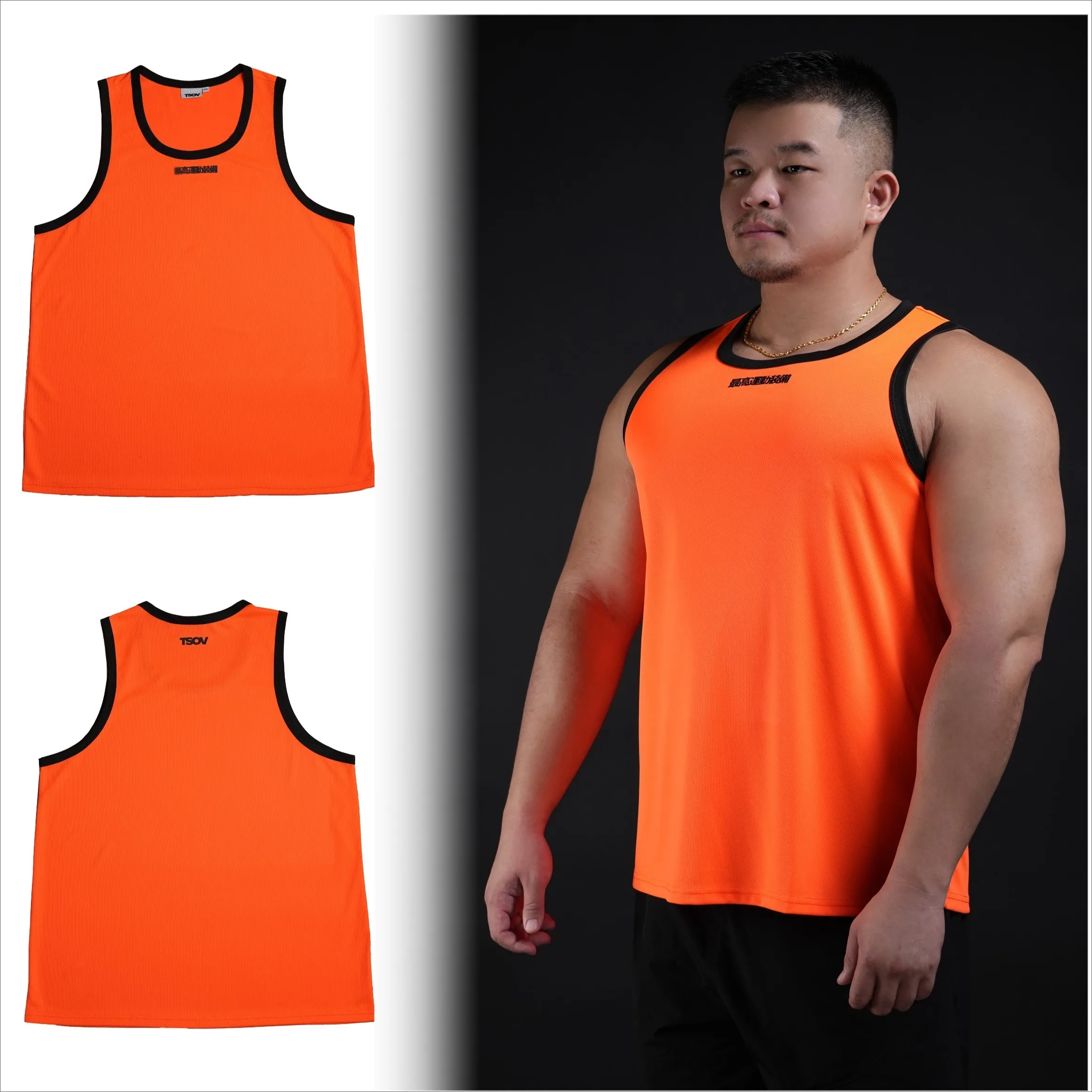 New Fashion Men Mesh Sports Tank Tops, Breathable Gym Sleeveless Singlet, Quick Dry Men\'s Oversize Undershirt Vest, S M L XL XXL