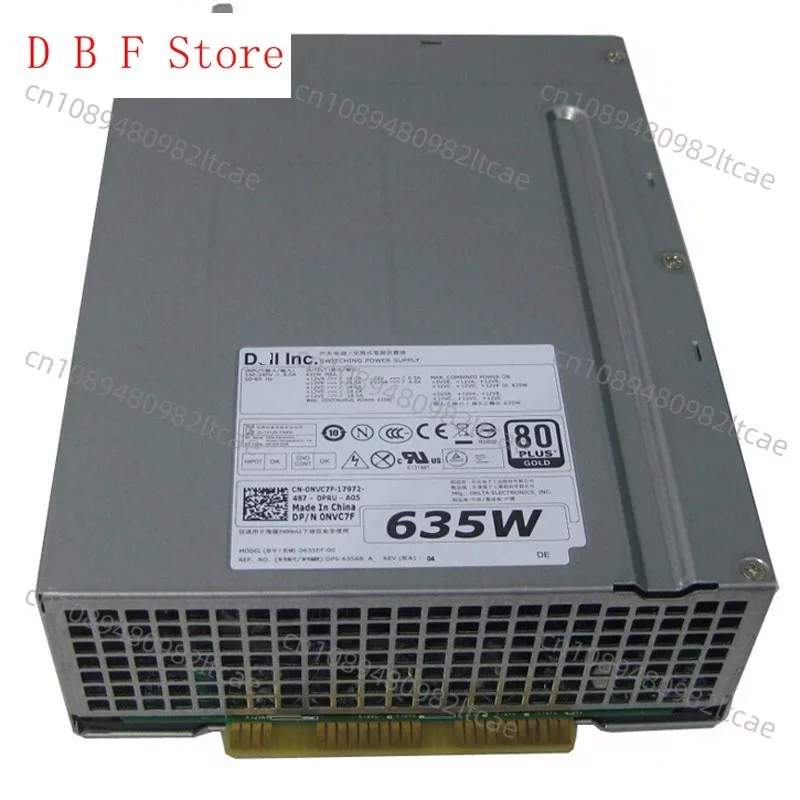 PSU NVC7F 0NVC7F CN-0NVC7F D635EF-00 635W Power Supply Unit for Dell Precision T5600 T3600