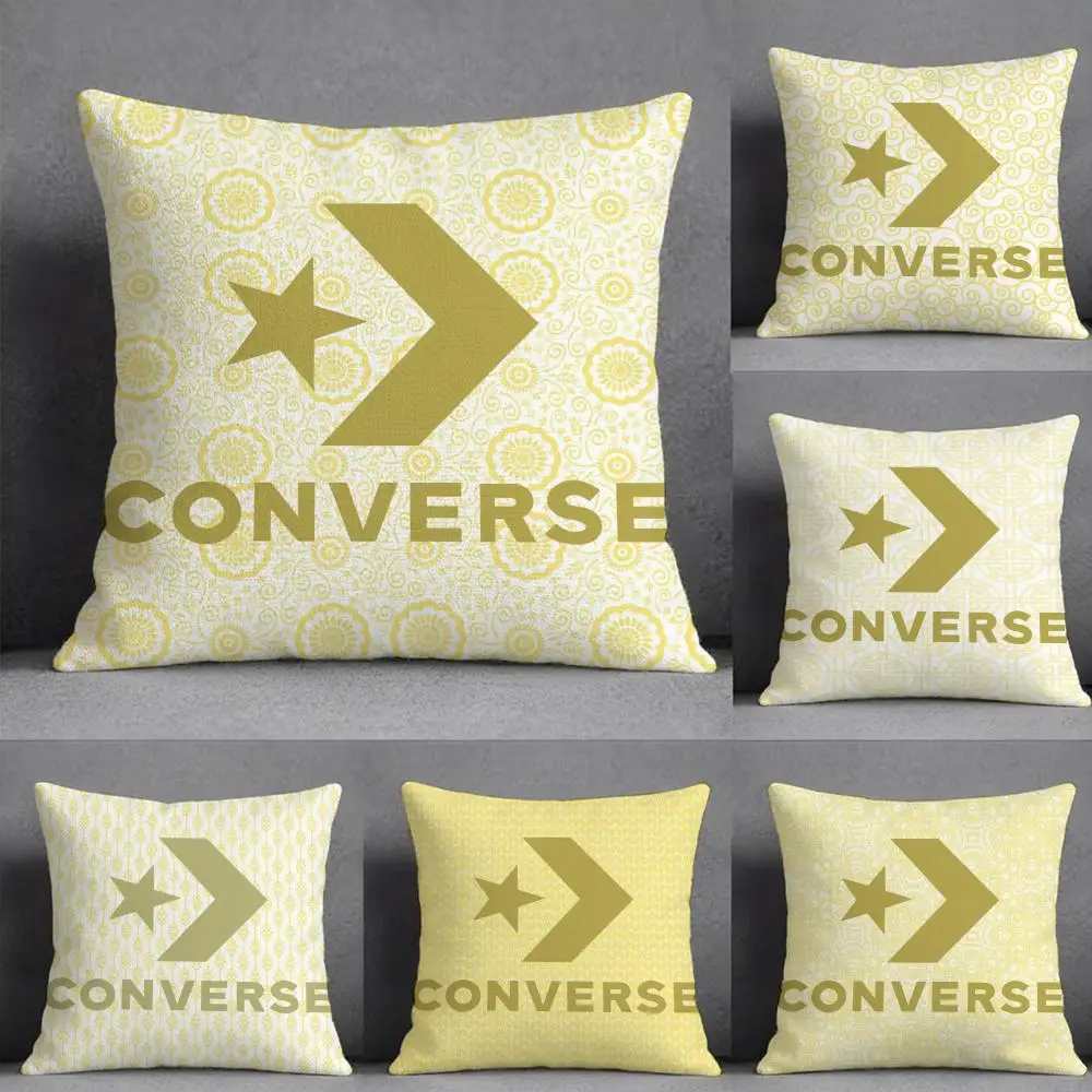 C-ConverseS BRAND Pillow Case Pillowcase, Double-sided Printed, Sofa Cushion, Bedroom Headboard Pillow