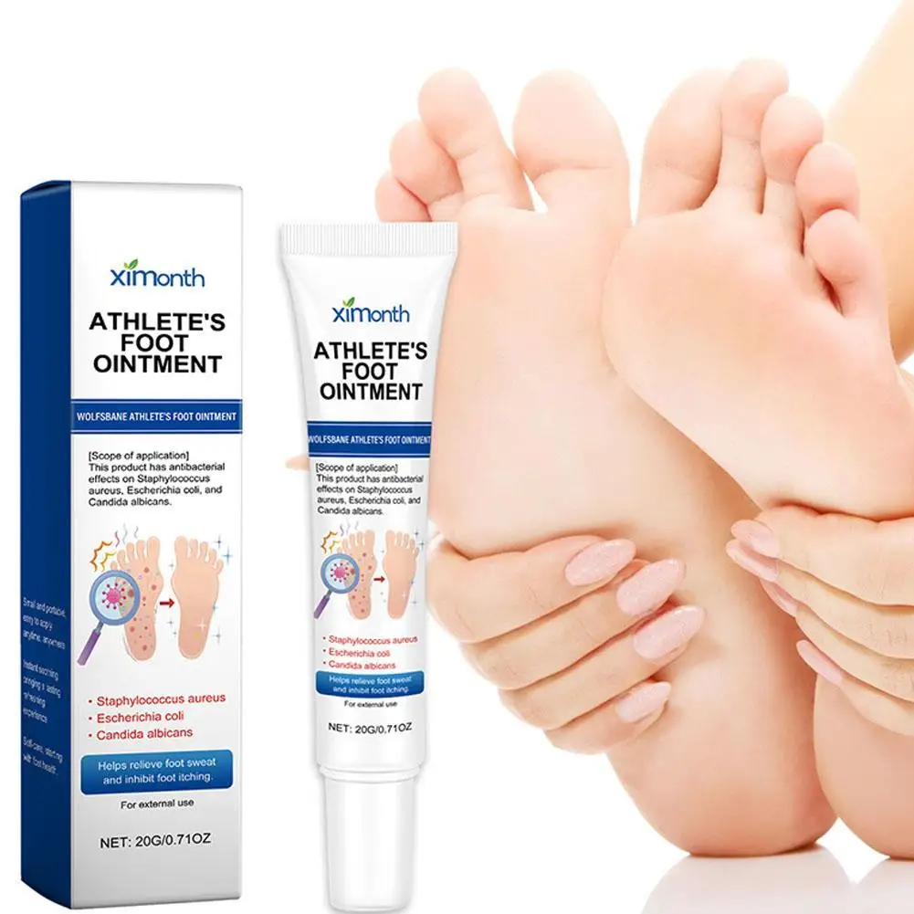 Pommade pour les pieds d'athlète, anti-fongique, peeling, tinea, sans doigts, anti-gonflement, avec poignées, en forme de bœuf, soins de santé