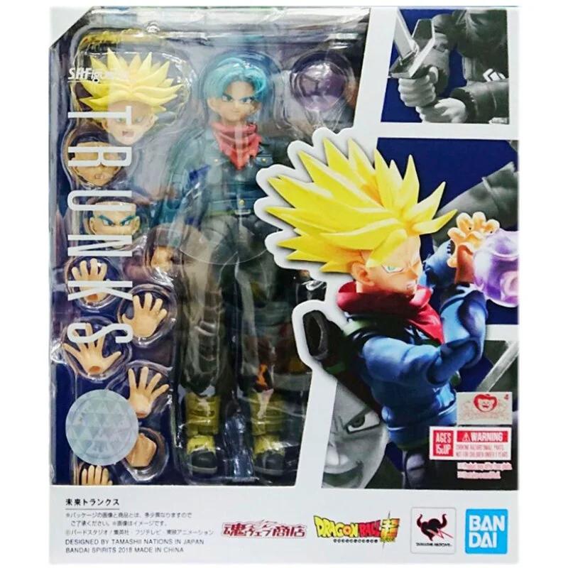 

Brand New Authentic Bandai, Soul Limited Edition, SHF, Dragon Ball Super, Trunks, Toy Figure, Gift, Collectible, in Stock