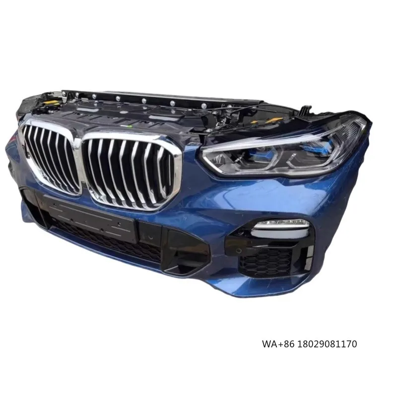 

Suitable for X5 Front Bumper Assembly Head Mouth, Headlights, Front Face Mouth