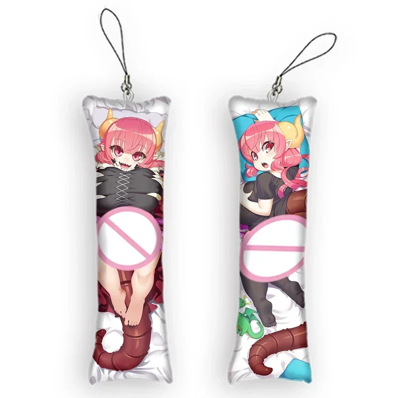 

Miss Kobayashi's Dragon Maid Mini Dakimakura Keychain Mini Anime Body Pendant Cartoon Anime Kobayashi Keychain