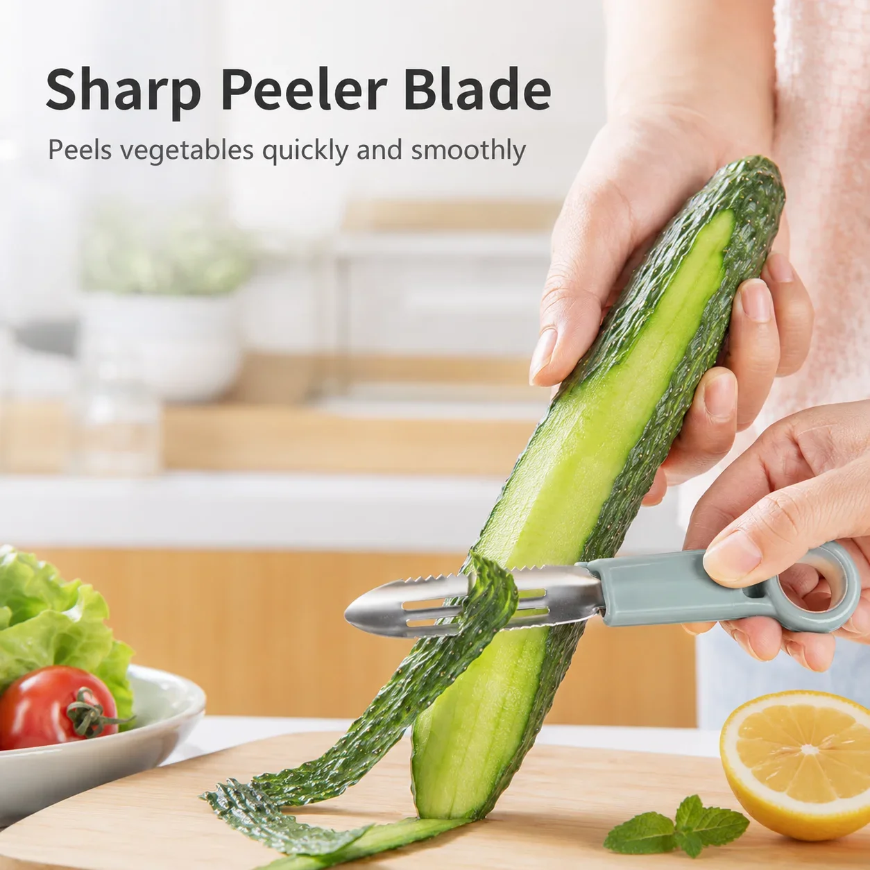 Multifunctional 3-in-1 Peeler, Portable Potato Peeler with Bottle Opener, Kitchen and Travel Use Compact Tool