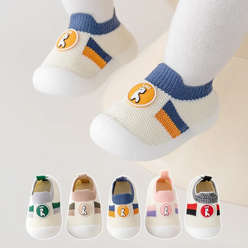 

Детская обувь для малышей, весенне-осенняя нескользящая детская обувь на мягкой подошве, дышащая сетчатая детская обувь против падения