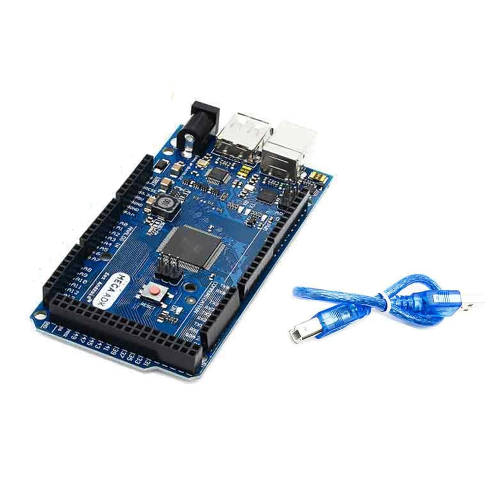 

New For Arduino Mega 2560 ADK Development Board ATmega2560 with USB Cable for Arduino Supports Sensor Connections