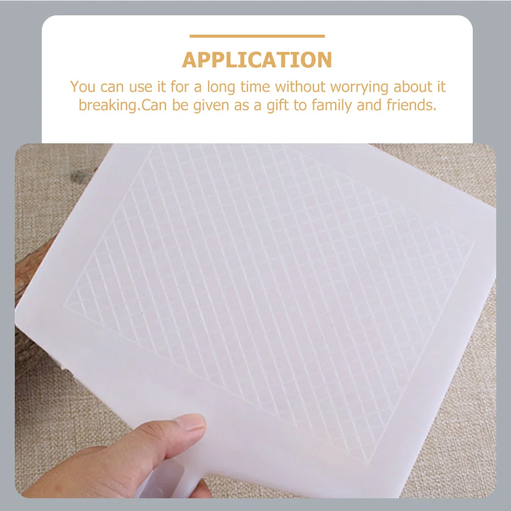 

3Pcs Sturdy Plastic Plastering Trowel Ergonomically Designed Handle for Brickwork Cement Finishing Lightweight Durable