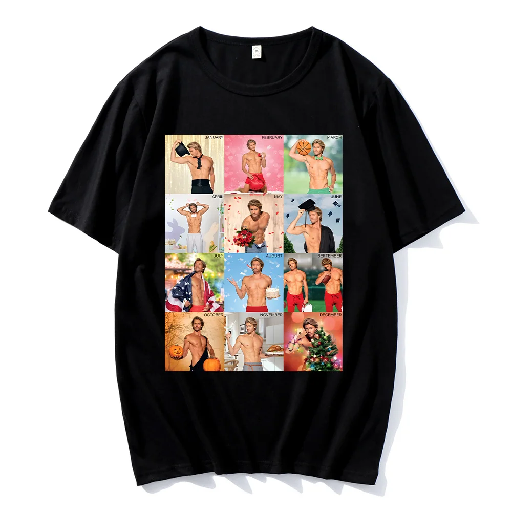 The Merry Gentlemen Film Tshirts Chad Michael Murray Calendar Tees Sexy Cotton Women Men Tops Trends Versatile Clothing T-shirts