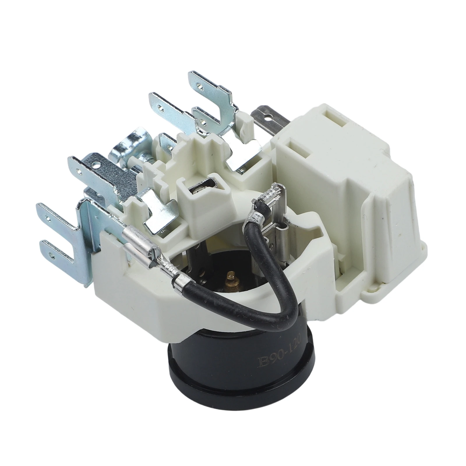 Refrigerator Compressor PTC Starter QP3 15 C Relay with Overload Protector for Frestec Models White 5 5cm Plastic