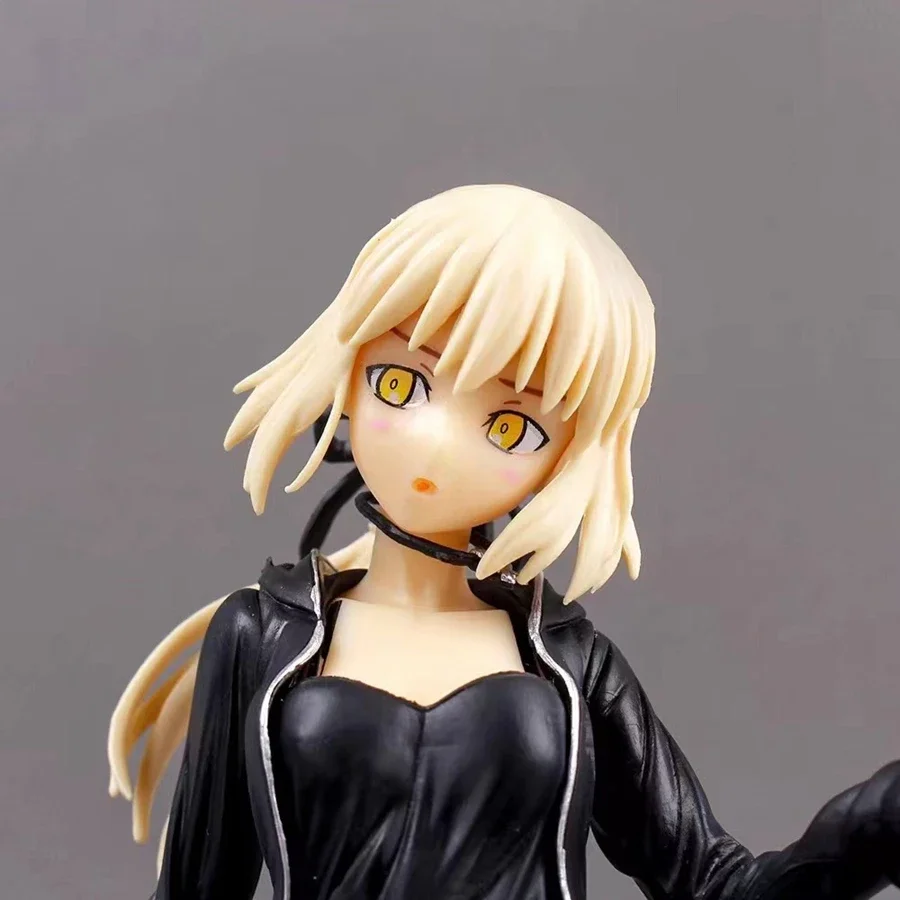 23cm Fate/Grand Order Anime Figure Swordsman Saber Action Figure Arturia Pendragon(Alter) Figurine Collection Model Doll Toys