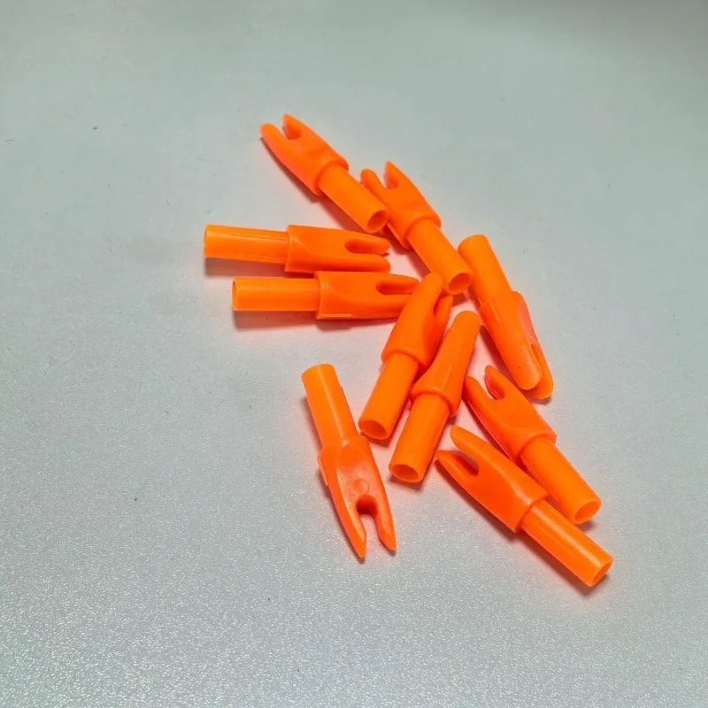 50pcs Custom Wholesale 5.7mm Insert Arrow Nocks Archery Arrow Shaft Accessories for Traditional Recurve Compound Bow Hunting Bow