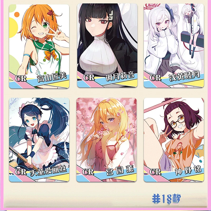 2025 Nieuwe Godin Verhaal Collector Kaarten Waifu Booster Box ACG Doujin Badpak Bikini Meisje Kinderen Speelkaart Spel