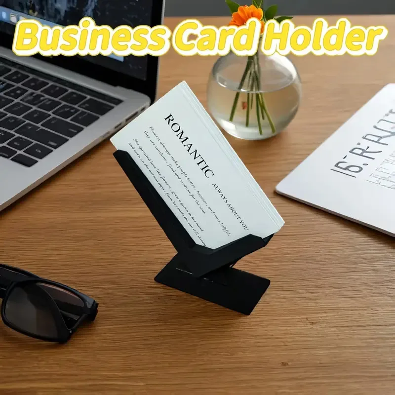 

Business Card Holder Compact Minimalist Card Box Desk Organizer Exquisite Business Card Storage For Corporate Gifts Workspace