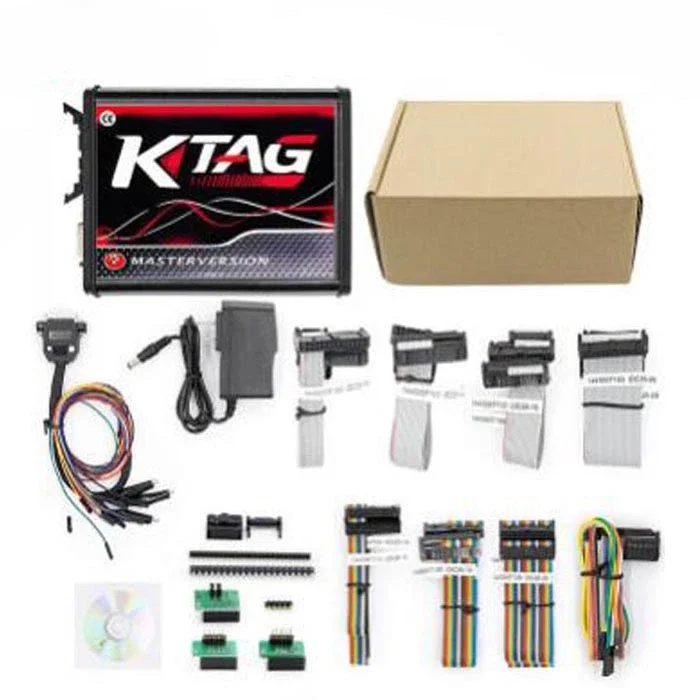 Networking KTM100 KTAG ECU V7.020 V2.25 Red PCB European version, unlimited points