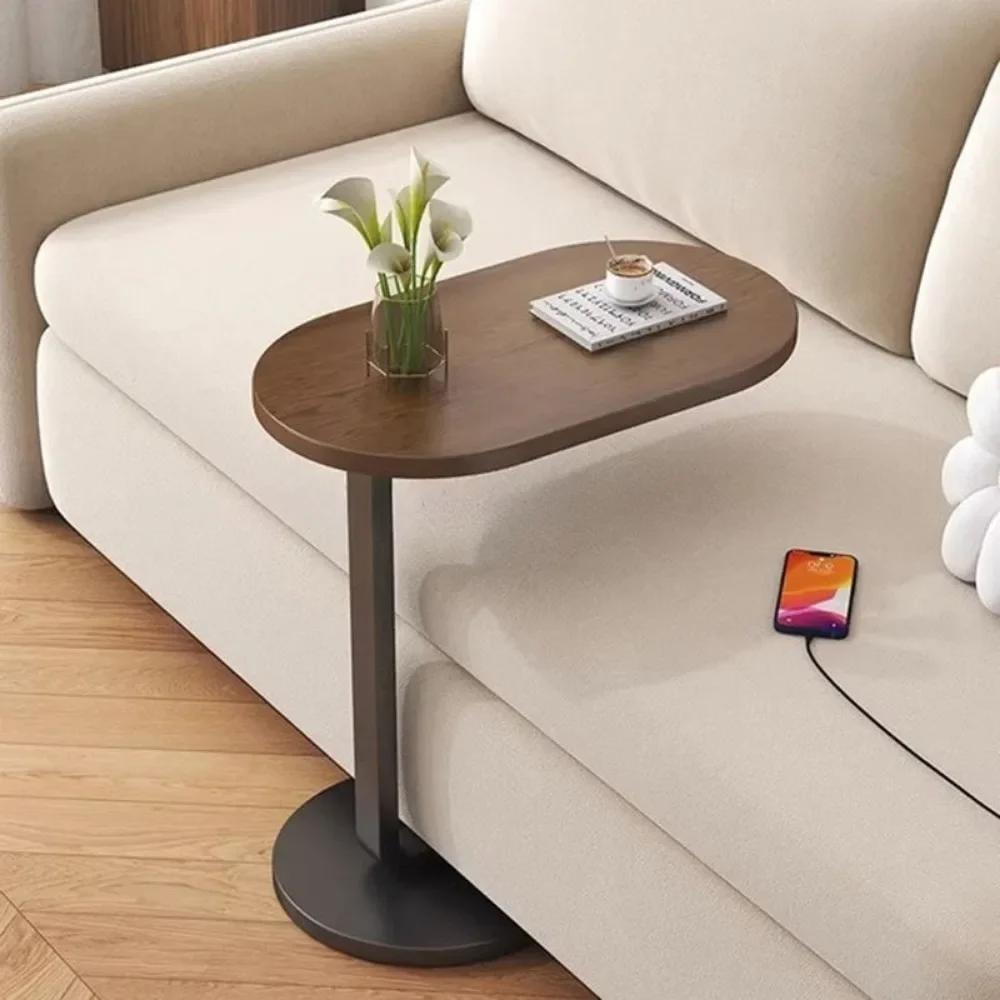 C-Shaped Side Table For Living Room Mini Modern Corner Coffee Sides Tables Home Light Luxury Sofa Side Table Bedroom Furniture