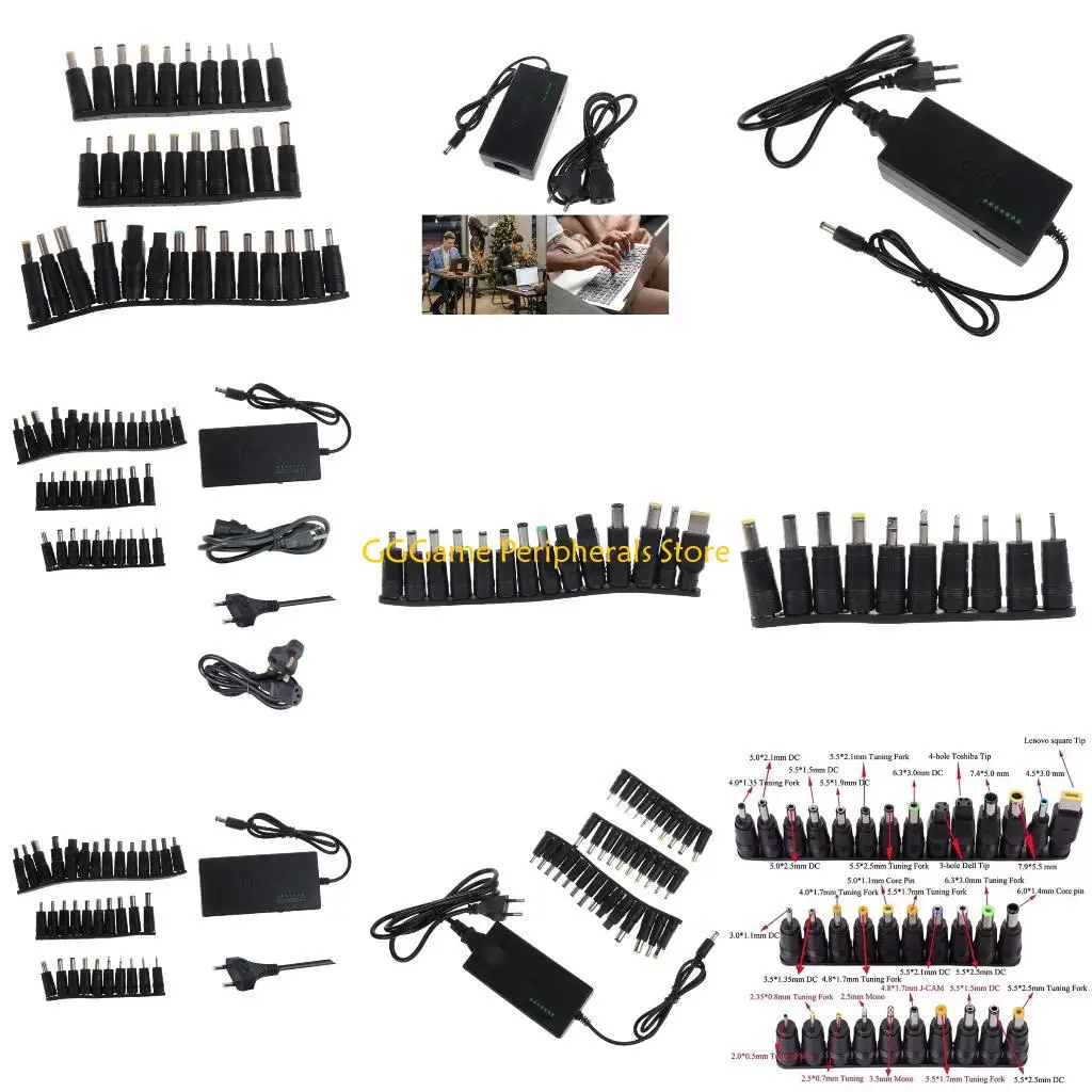 

U55B Universal AC Power Adapter 96W with 34pcs Adapters 12V-24V for Notebook LCD DVD