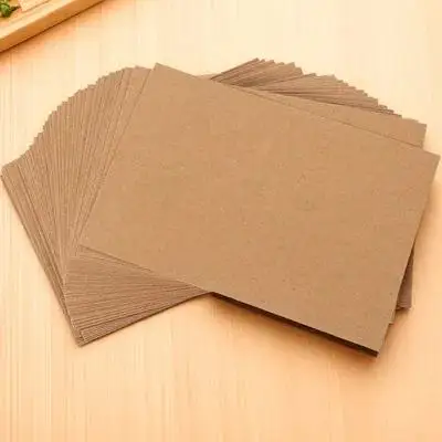 50pcs Self Adhesive Envelopes A4 Brown Kraft Paper Wedding Invitation Cards Greeting Party Students Blank Photo Envelope