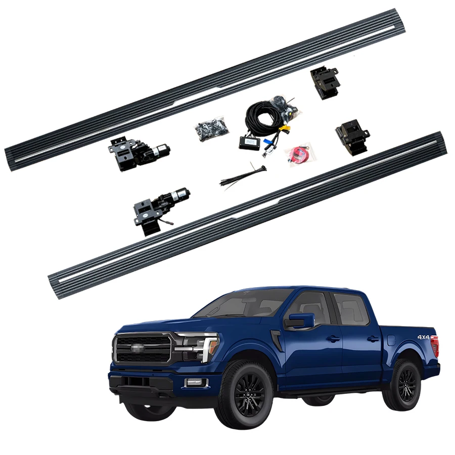 

High Quality Waterproof Automatic Electric Power Side Step Running Board for Ford F150 F250 F350 Crew Cab 2021-2025custom