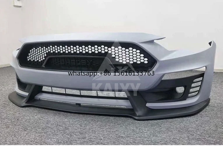 

for Ford Mustang Upgrade to PP Material Super Snake Front Bumper for Mustang Bodykit 2018-2023