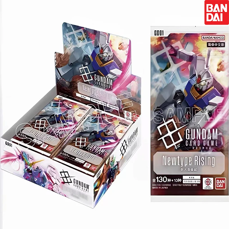 

New BANDAI Gundam Card Game Newtype Rising GD01 Booster Pack Box TCG Collection Card Chinese Version