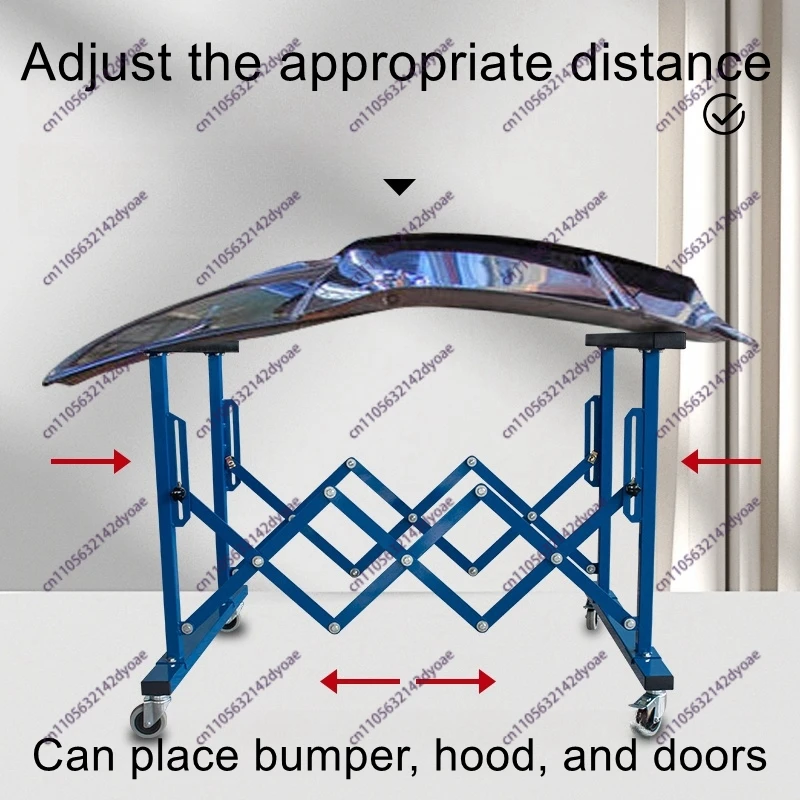 Car Door Hood Bumper Paint Holder Bumper Placement Rack Repair Tool Mobile Support Stand