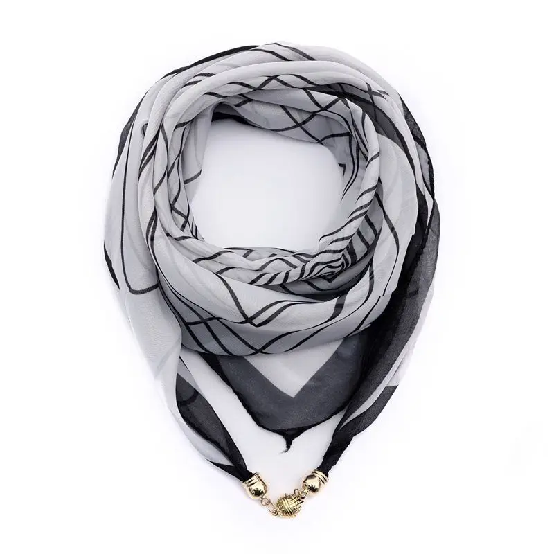 2024 NEW Fashion Magnetic Buckle Scarf headband for women\'s neck protection