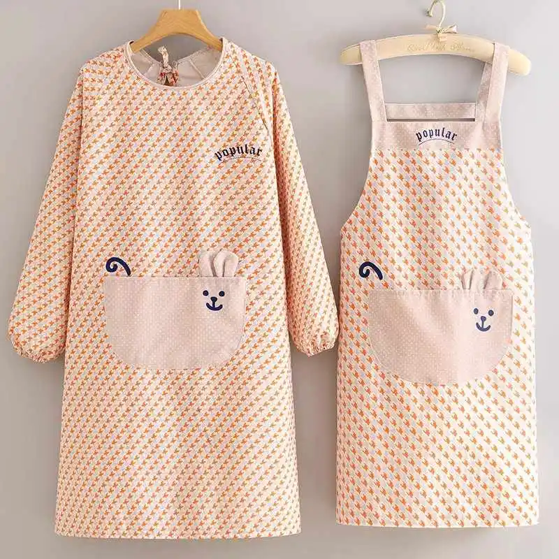 

Фартук для кухни, бытовой, водонепроницаемый, маслостойкий, женский, для жарки, для приготовления пищи, одежда