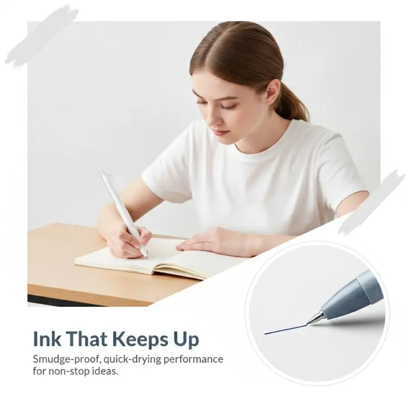 1Pcs Pastel Retractable Gel Pens With Quick Drying Ink And Comfort Grip Perfect For School Office Work Daily Note Taking