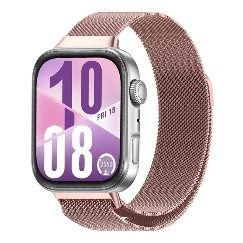 Миланский ремешок-петля для часов Huawei Fit 4/4 Pro, модный магнитный удобный браслет для часов Huawei Fit 3, аксессуары Correa