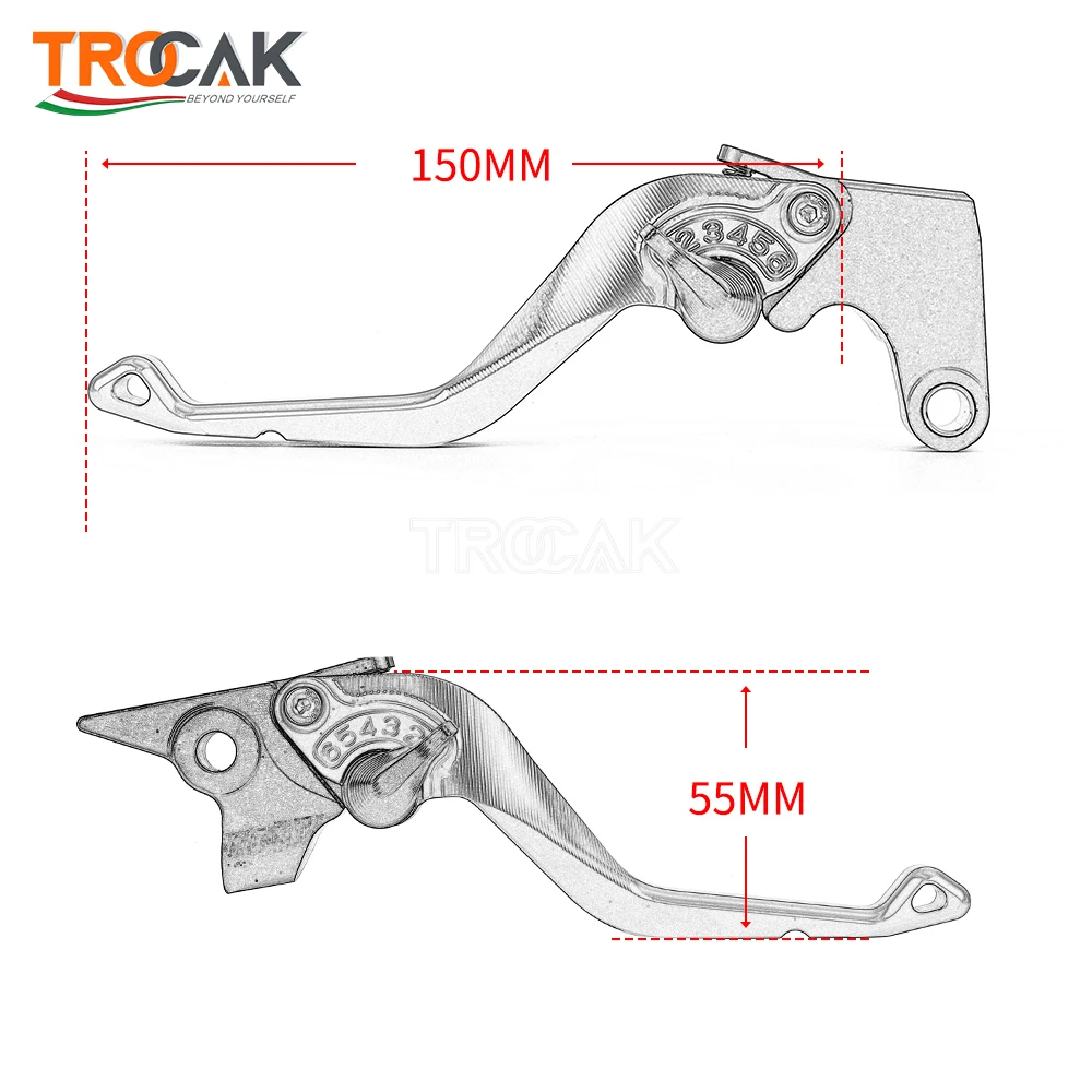 NEW For Triumph TIGER 800 XC/XCX/XR/XRX 2015 2016 2017 2018 2019 2020 Motorcycle Aluminum Short Adjustable Brake Clutch Levers