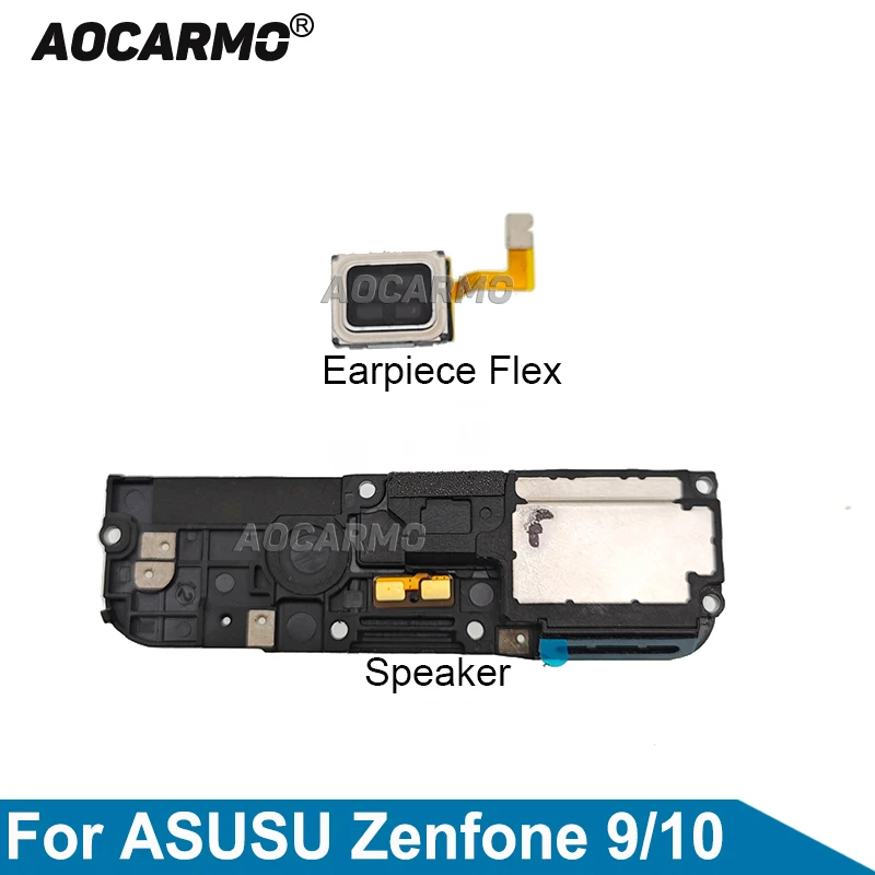 Aocarmo For ASUS Zenfone 10 9 5 Bottom Speaker Loudspeaker Buzzer Ringer Earpiece Flex Replacement Parts
