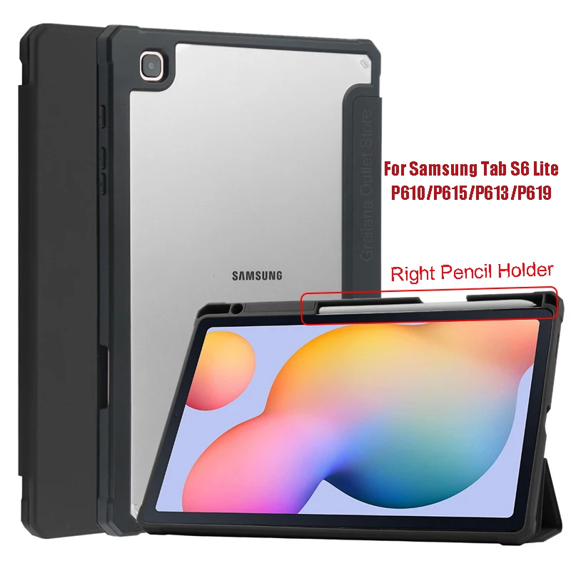 Transparent Back Case for Samsung Galaxy Tab S6 Lite 10.4