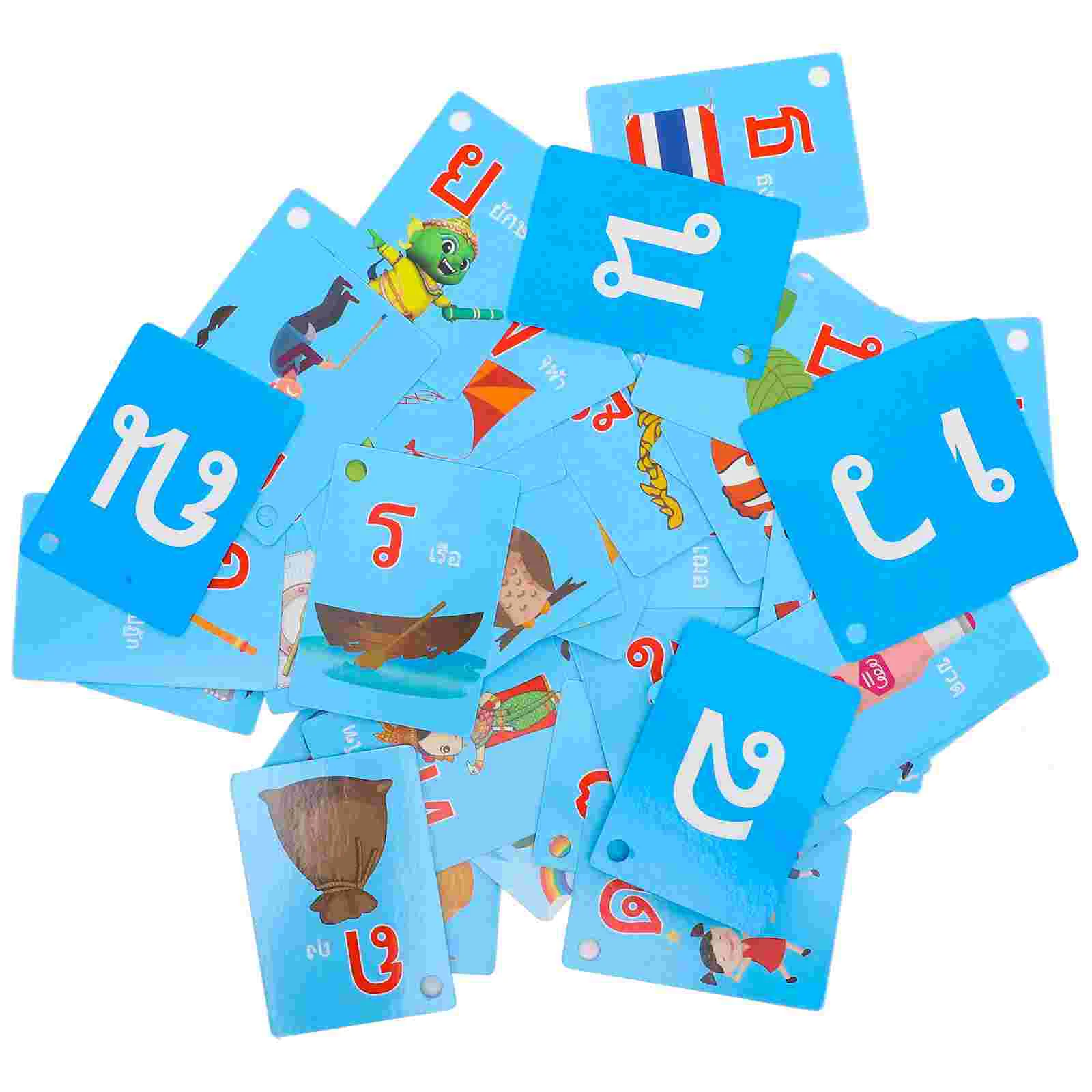 90 Pcs Vocabulary Flash Cards Kids Learning Toys Alphabet Sandpaper Letters Toddler Preschool Educational Aids Early Reading