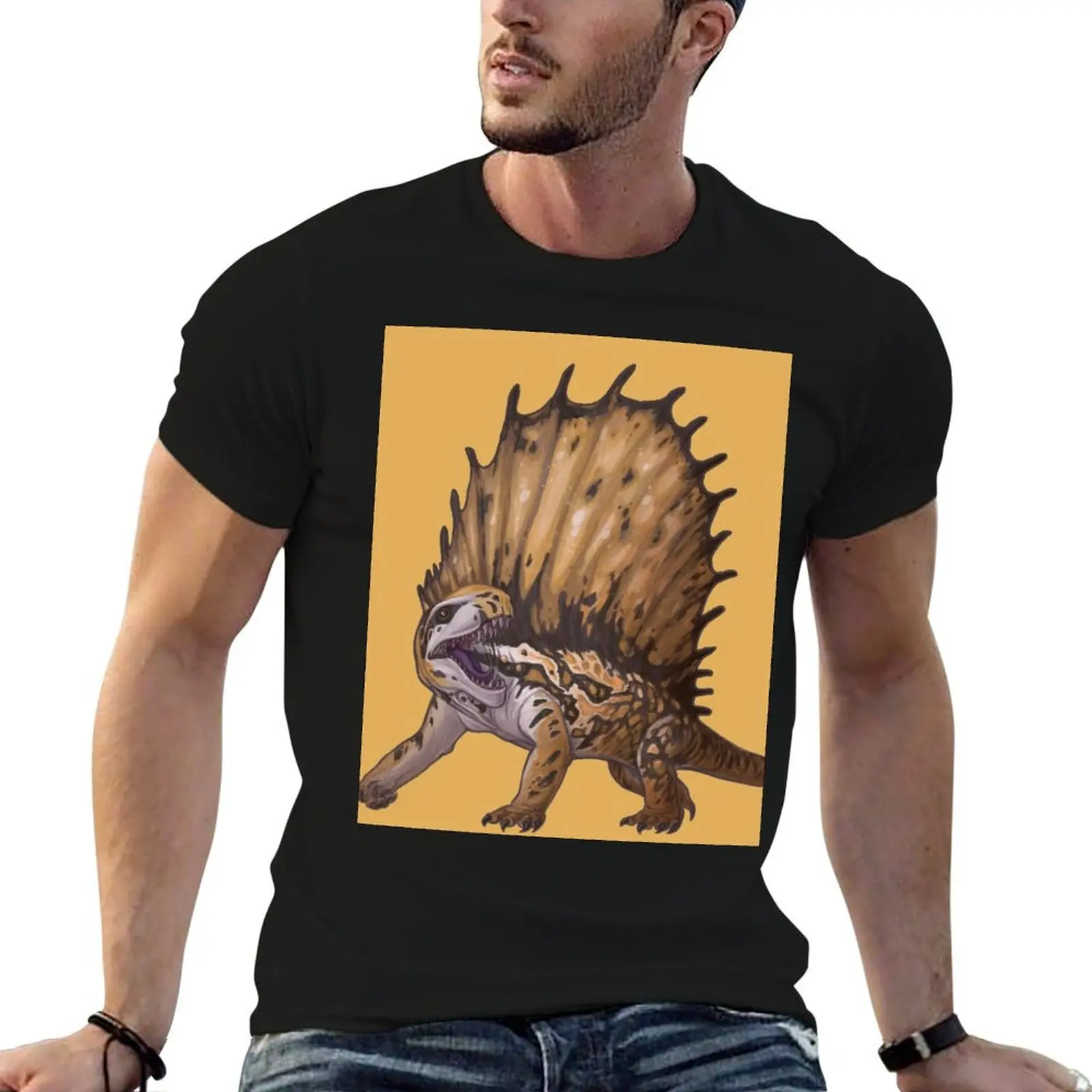 

Dimetrodon limbatus T-Shirt shirts graphic tees baggy shirts t shirt men 100℅ cotton
