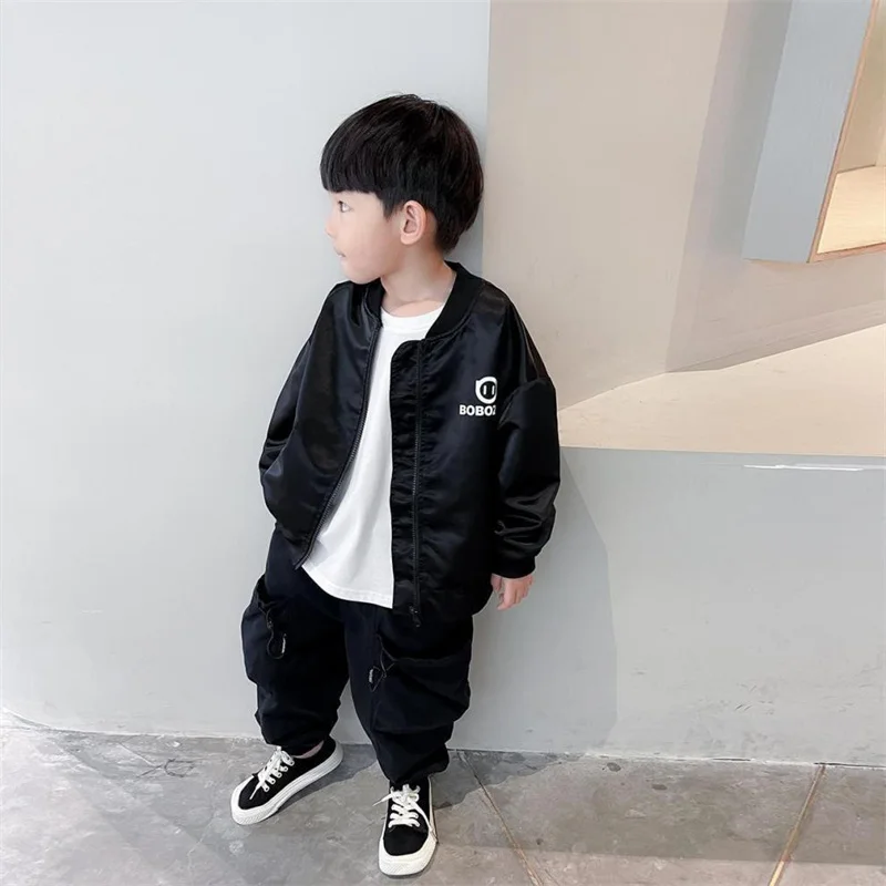 

Boys Coat Cotton Jacket Windbreak Outerwear 2024 Graceful Winter Autumn Thicken Warm Cotton Christmas Gift Children's Clothing