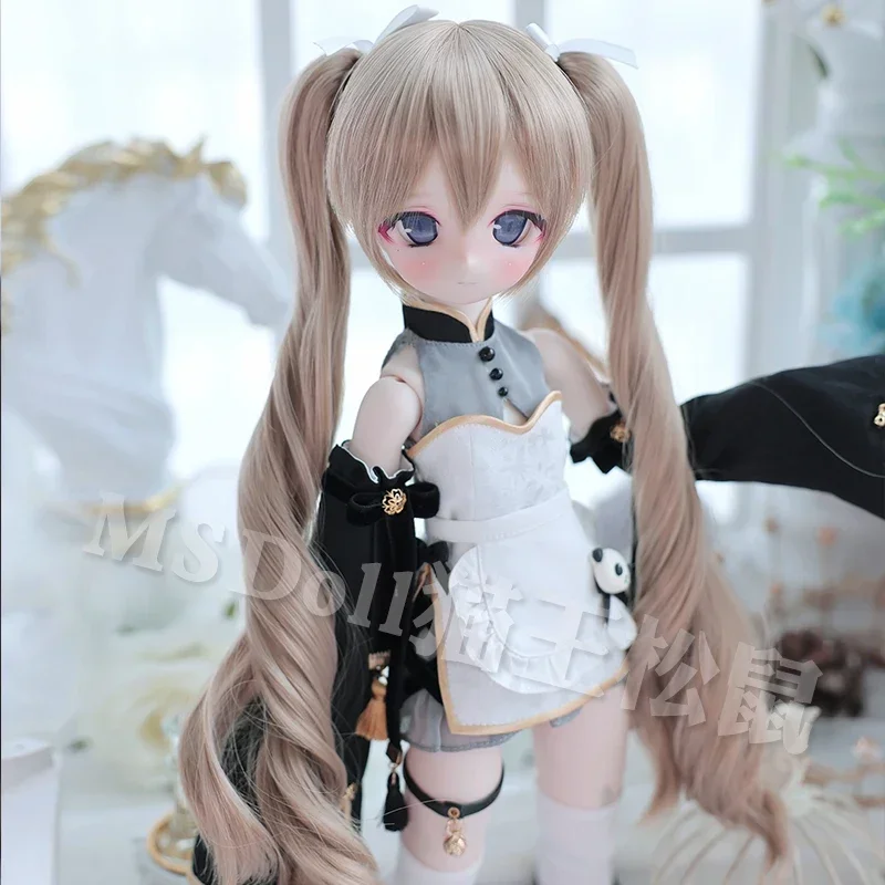 New Arrival Curly Double Ponytail BJD Wig Long Curly Hair for 1/3 BJD MDD Doll Wig Girls Dress Up Toys Doll Accesoories - Image 6