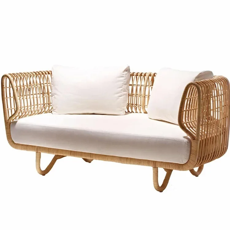 

woven rattan chair coffee table combination simple leisure courtyard bed and breakfast balcony furniture villa indoor chair