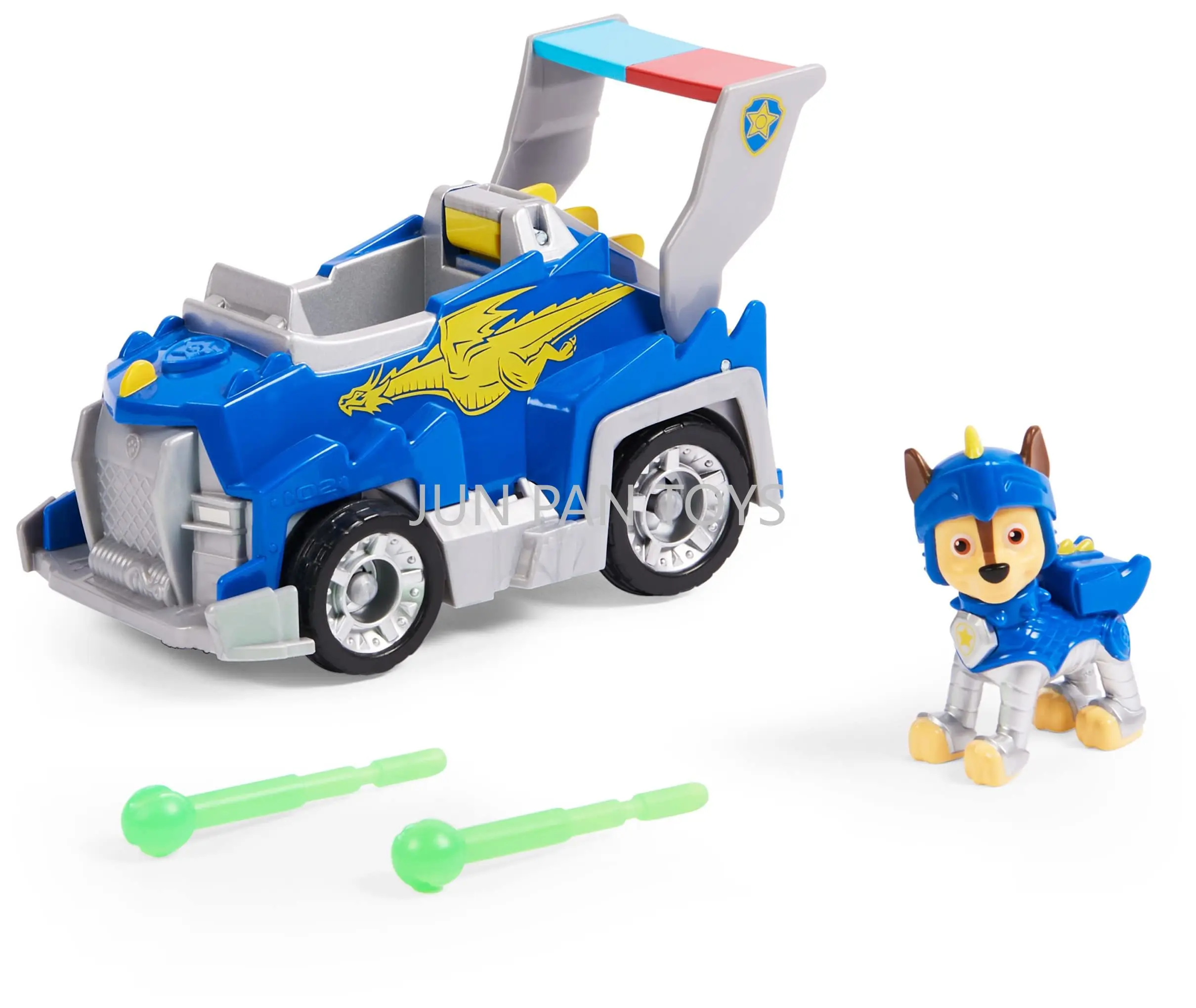 Original Paw Patrol Action Figure Rescue Knights Toys Rubble Skye Zuma Marshall Chase Deluxe Vehicle Collectible Boy Toys