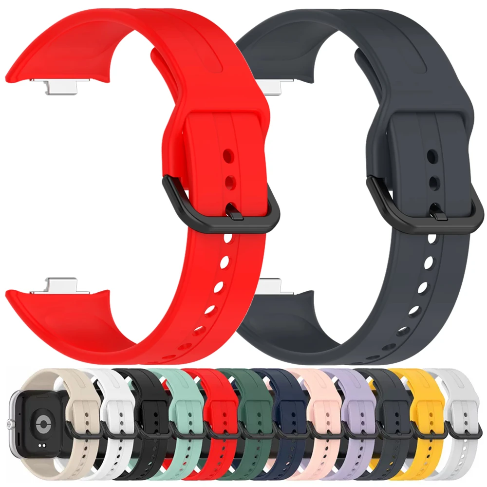 

Силиконовый спортивный ремешок для Redmi Watch 5 4, официальный сменный ремешок для Xiaomi Mi Band 9 Pro/Mi Band 8 Pro, аксессуары для браслета