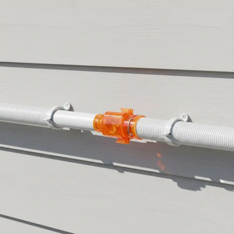 Air Conditioner Drain Backflow Preventer Valve Three-Proof One-Way Check Fitting for Residential HVAC Drain Lines