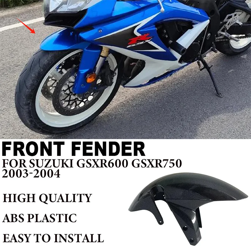 

For Suzuki GSX-R600 GSXR600 GSX-R750 GSXR750 K4 2003-2004 Motorcycle Accessories Front Fender Mudguard Splash Guard Fairing