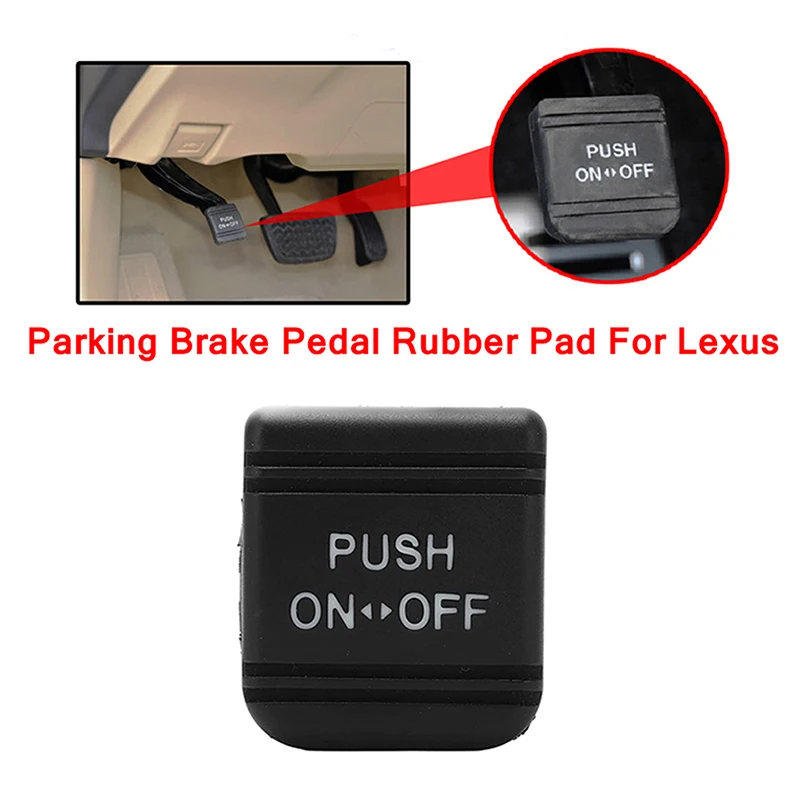 Car Parking Brake Pedal Rubber Pad for Toyota Camry Lexus Foot Brake Cover Anti Slip Emergency Brake Pad 46252-22010
