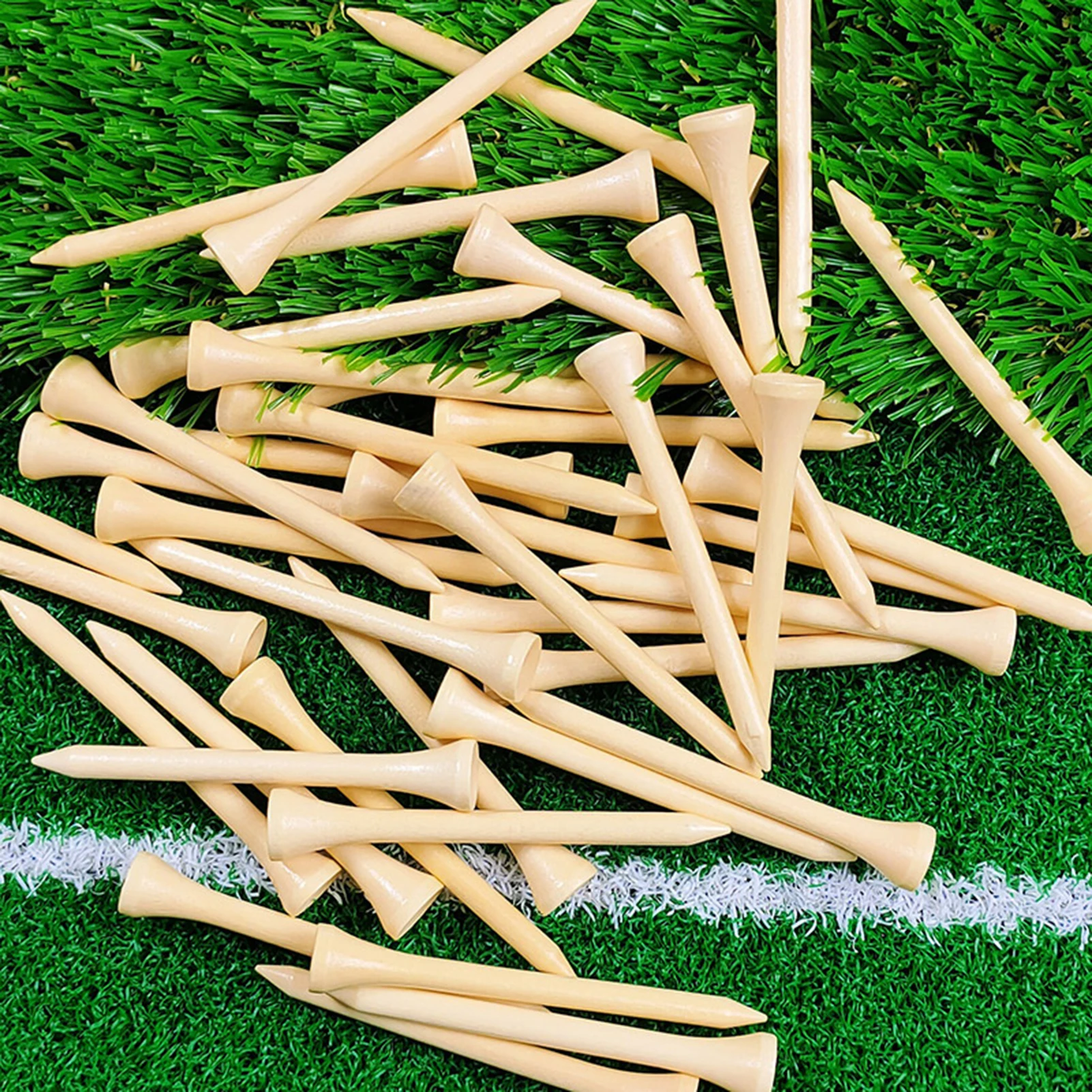 100pcs Wooden  Practical Design Serviceable Craftsmanship Tee Essential Accessory for Golf