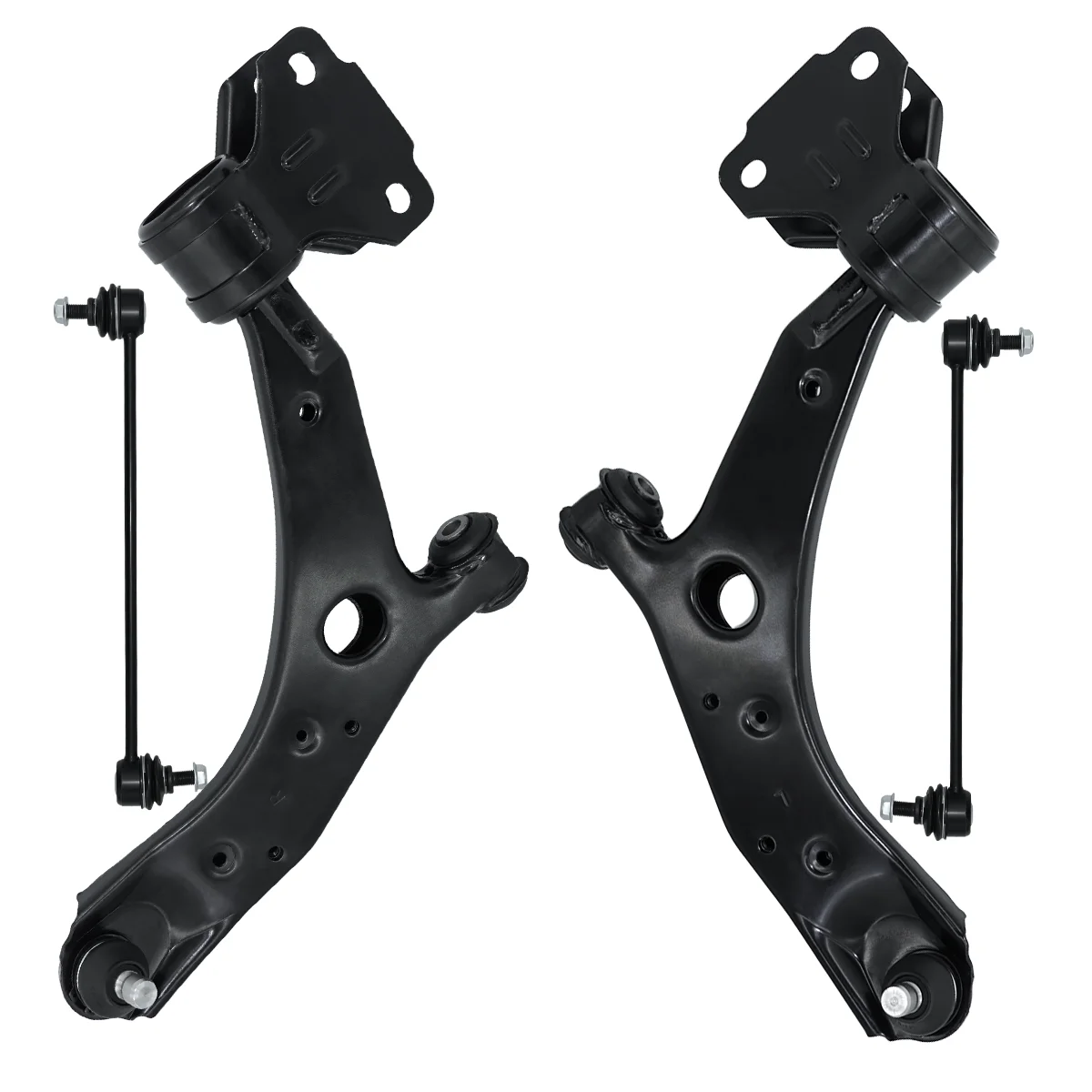 

AzbuStag 4Pcs Front Lower Left Right Control Arm Sway Bar Link Suspension Kit for Mazda 3 2010 2011 2012 2013 BBM234350