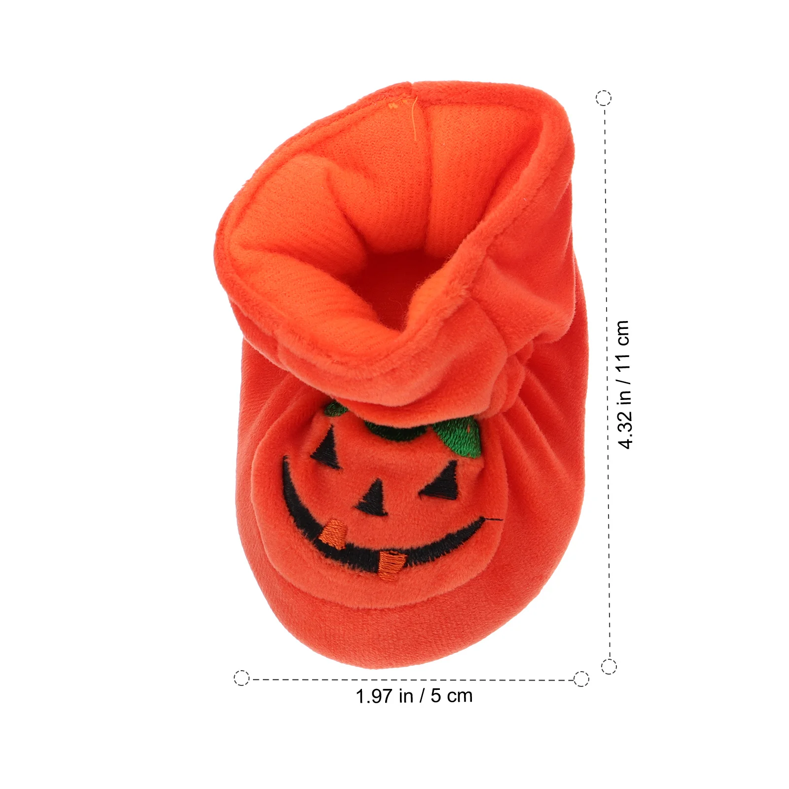 1 زوج الطفل الجوارب اليقطين سرير الأحذية عدم الانزلاق لينة الوليد هالوين اكسسوارات سرير أحذية الوليد النعال الطفل النعال