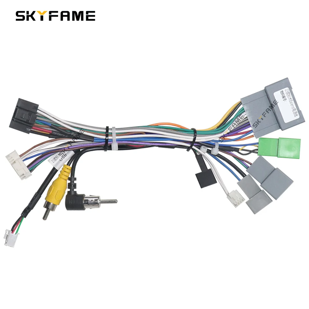 SKYFAME Car 16pin Wiring Harness Adapter Android Radio Power Cable For Suzuki Solio Baleno S-presso Vitara OD-LM-03 view 5