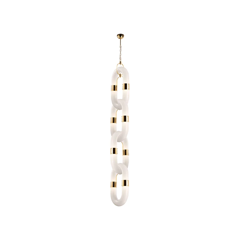 Imagem -04 - Série Chain Dimmable Led Lustre Luz Pendente Luminária Candelabro Lâmpada Suspensa para Sala de Cabeceira Decoração de Casa na Moda 2023