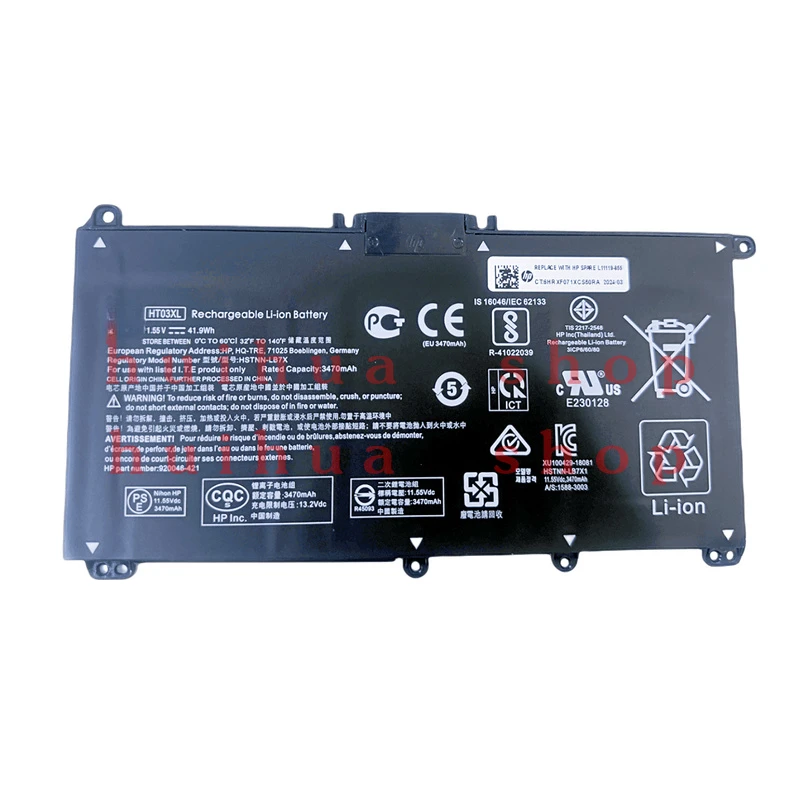 

Genuine HT03XL Battery for HP Pavilion L11421-2C2 L11119-855 15-CS