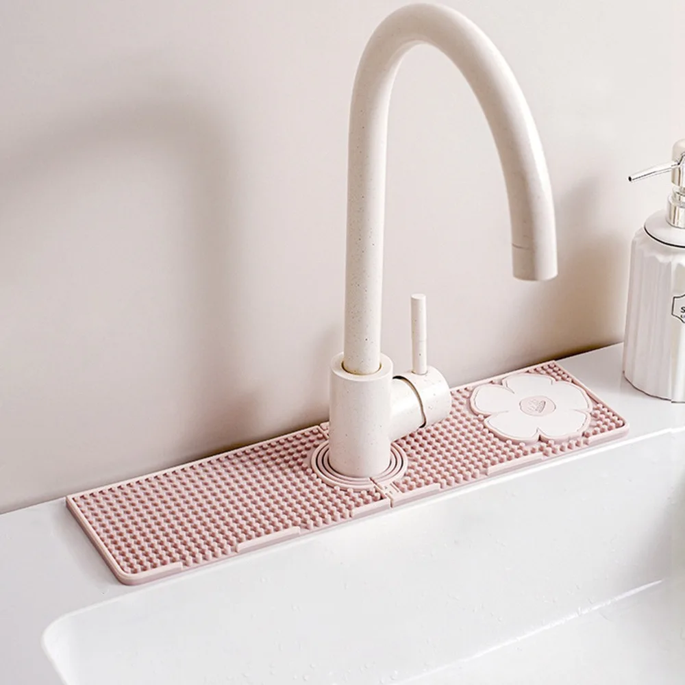 

Прочный складной сливной коврик для крана, силиконовые брызгозащищенные сливные подушечки для раковины, коврик для улавливания воды для крана, аксессуары для ванной/кухни
