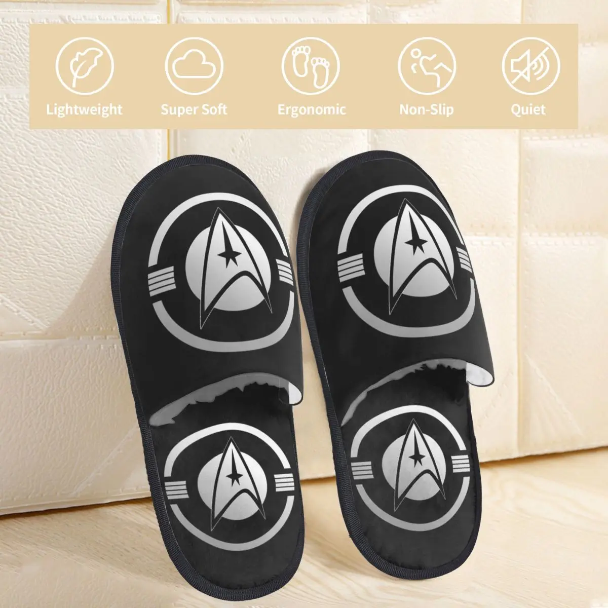 مخصص ستار الرحلات الخيال العلمي المسلسلات التلفزيونية النعال رغوة الذاكرة الدافئة الناعمة النساء شبشب منزل أحذية مريحة في الأماكن المغلقة #2